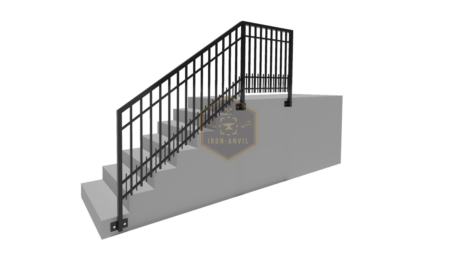 kus_20_gel_render_w Modell 20 – Schlichtes Zaunsystem mit klarer Struktur