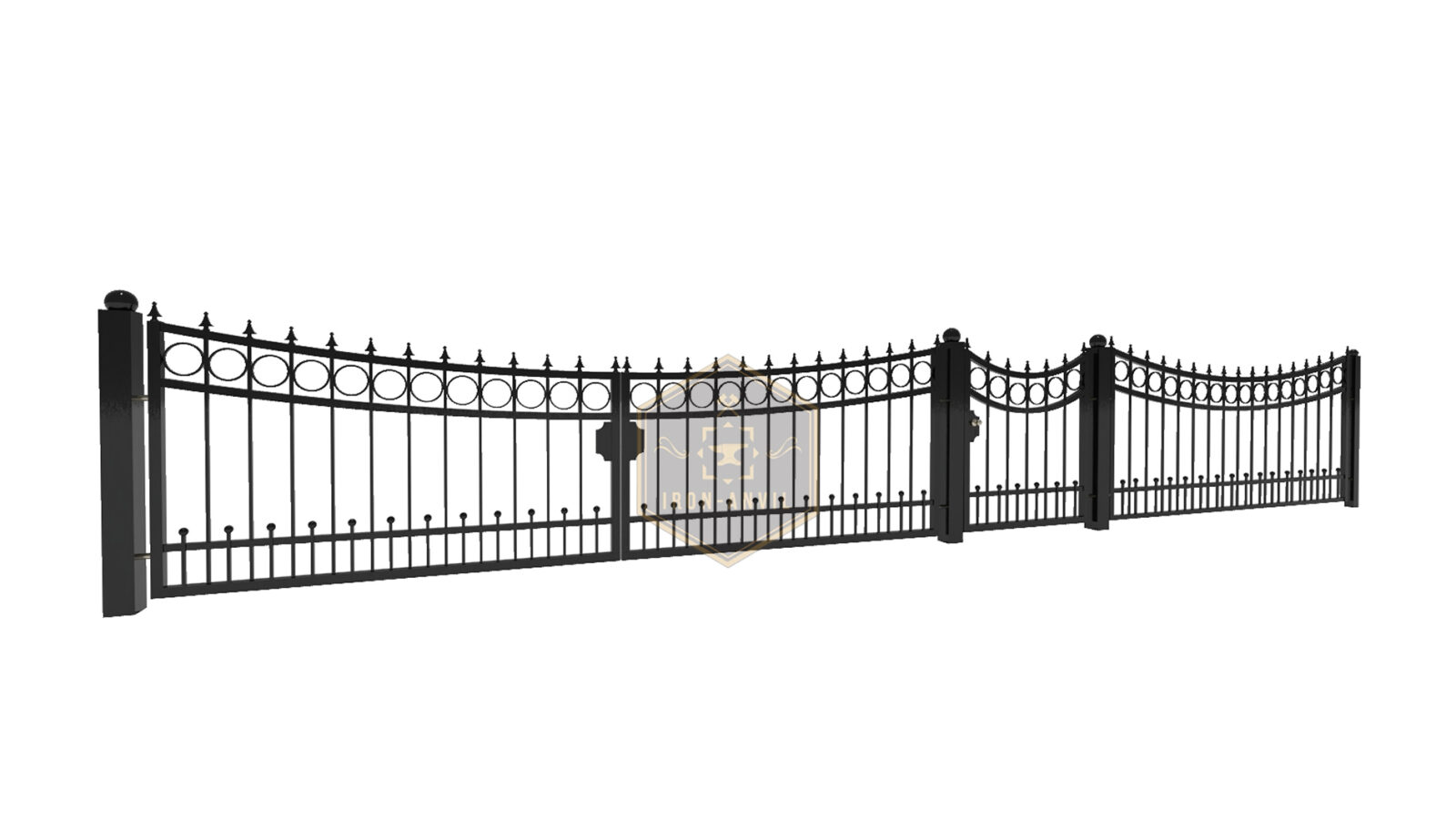 kus_21_gesamt_render_w Modell 21 – Eleganter Schmiedezaun mit geschwungener Silhouette