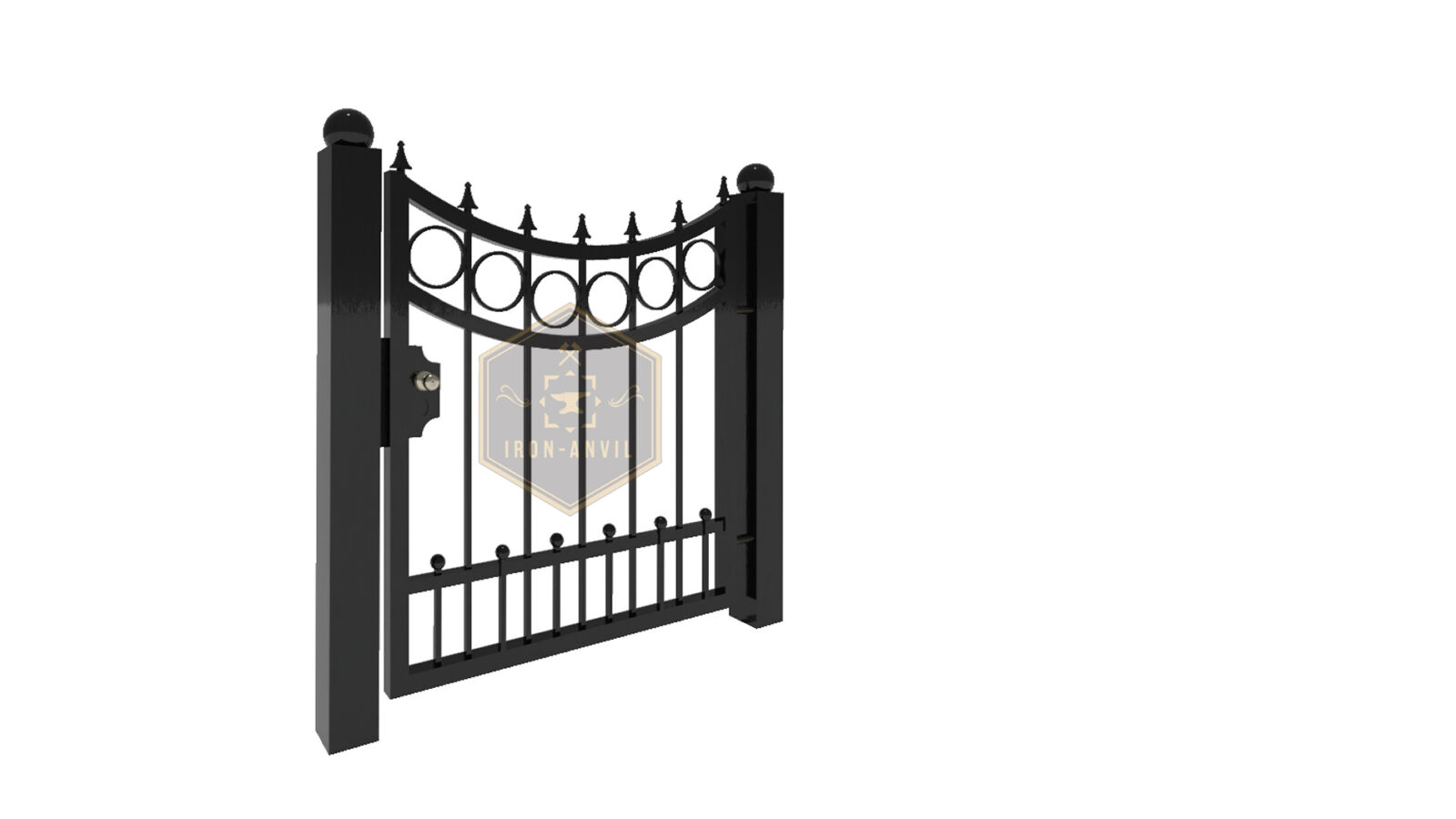 kus_21_pforte_render_w Modell 21 – Eleganter Schmiedezaun mit geschwungener Silhouette