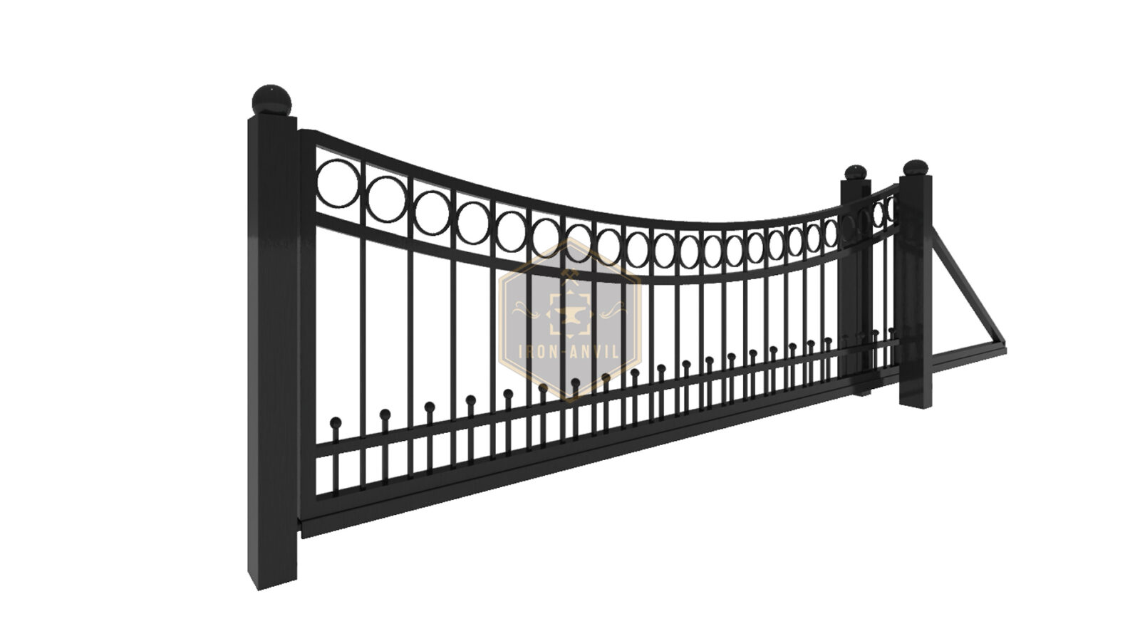 kus_21_schiebe_render_w Modell 21 – Eleganter Schmiedezaun mit geschwungener Silhouette