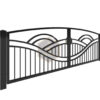 Modell 22 – Dekorativer Wellenzaun mit geschwungenem Design