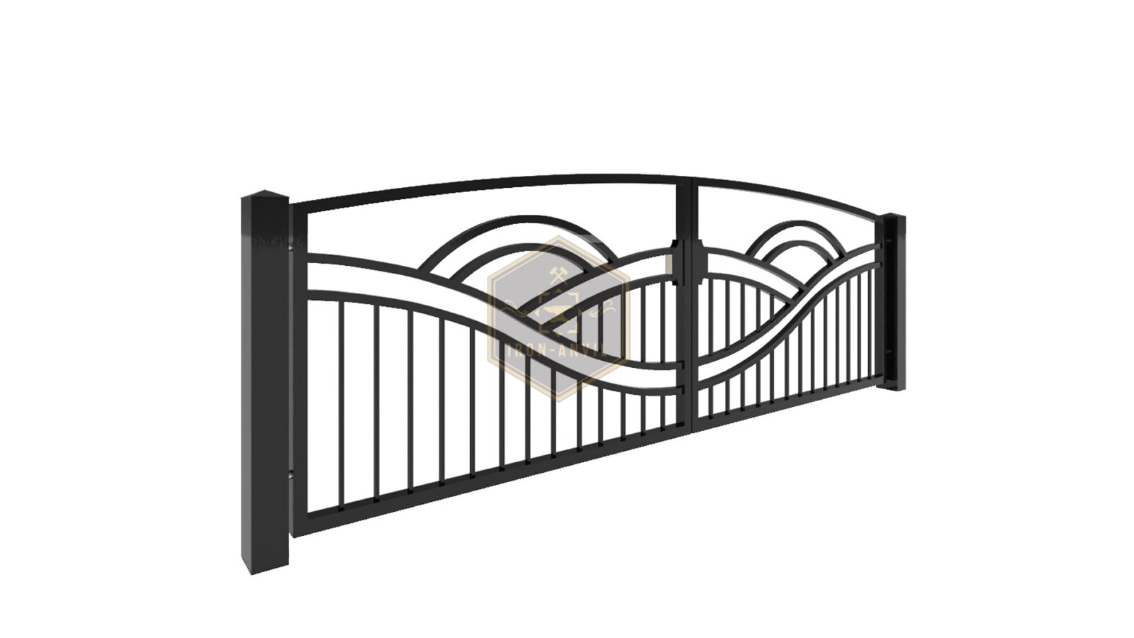 kus_22_fluegel_render_w Modell 22 – Dekorativer Wellenzaun mit geschwungenem Design