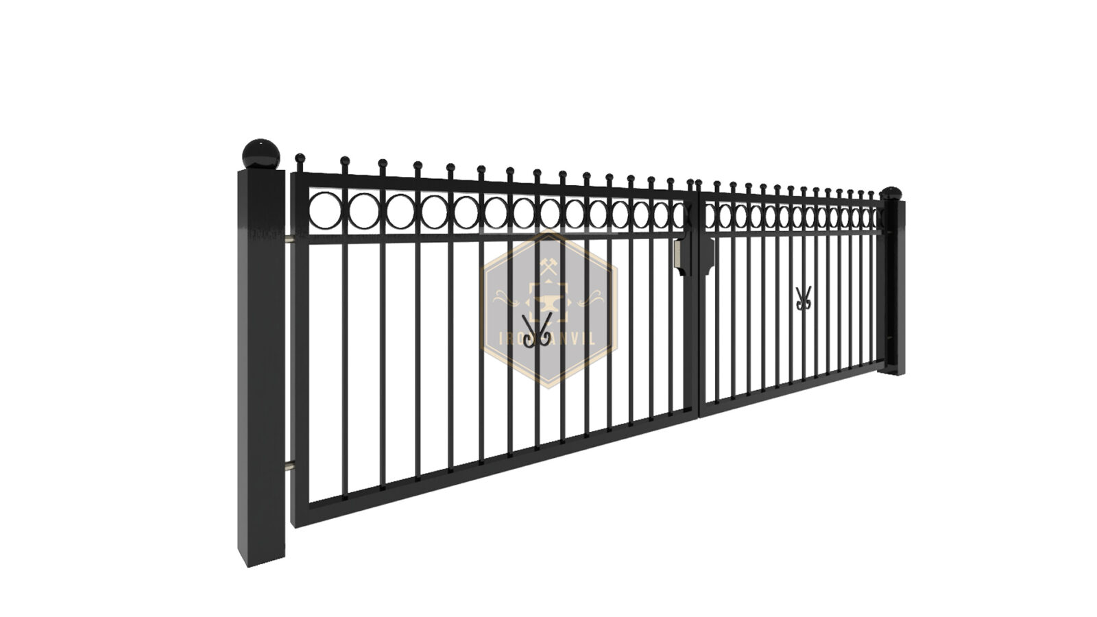kus_24_fluegel_render_w Modell 24 – Eleganter Zaun mit Kugelabschluss und Zierkreisen