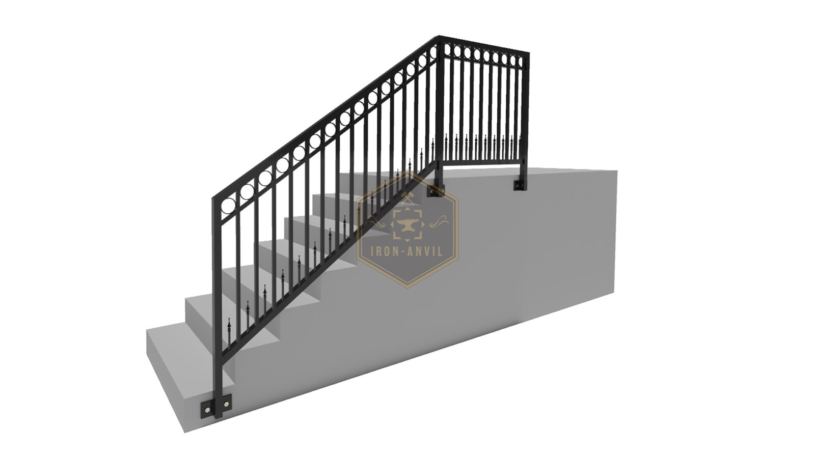 kus_25_gel_render_w Modell 25 – Klassisches Zierzaunsystem mit dekorativen Elementen
