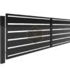 Modell 5 – Modernes Zaunsystem mit markanter Horizontalstruktur