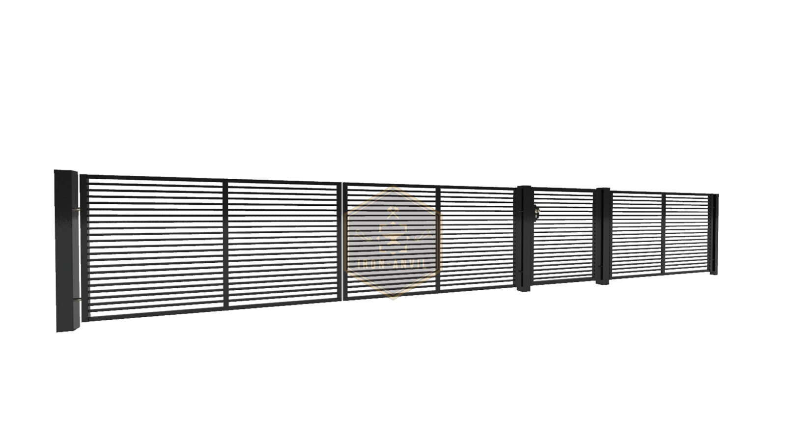 kus_28_ges_render_w Modell 28 – Schlichter Designzaun mit horizontalen Linien