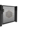 Modell 28 – Schlichter Designzaun mit horizontalen Linien