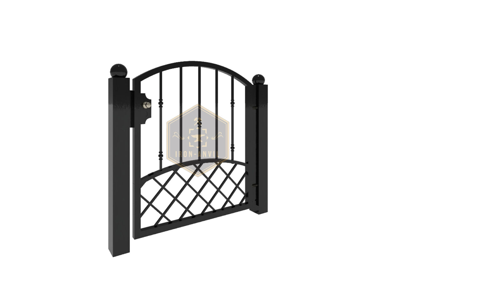 kus_17_pforte_render_w Modell 17 – Stilvoller Zaun mit Ziergittern und Dekorelementen