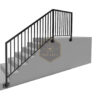 Modell 3 – Moderner Zaun komplett aus 40×40 mm Profil gefertigt