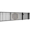Modell 3 – Moderner Zaun komplett aus 40×40 mm Profil gefertigt