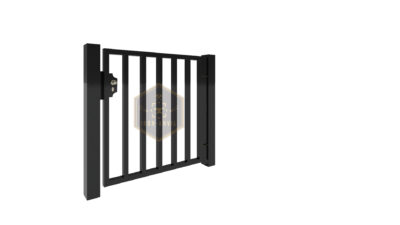 Modell 3 – Moderner Zaun komplett aus 40×40 mm Profil gefertigt