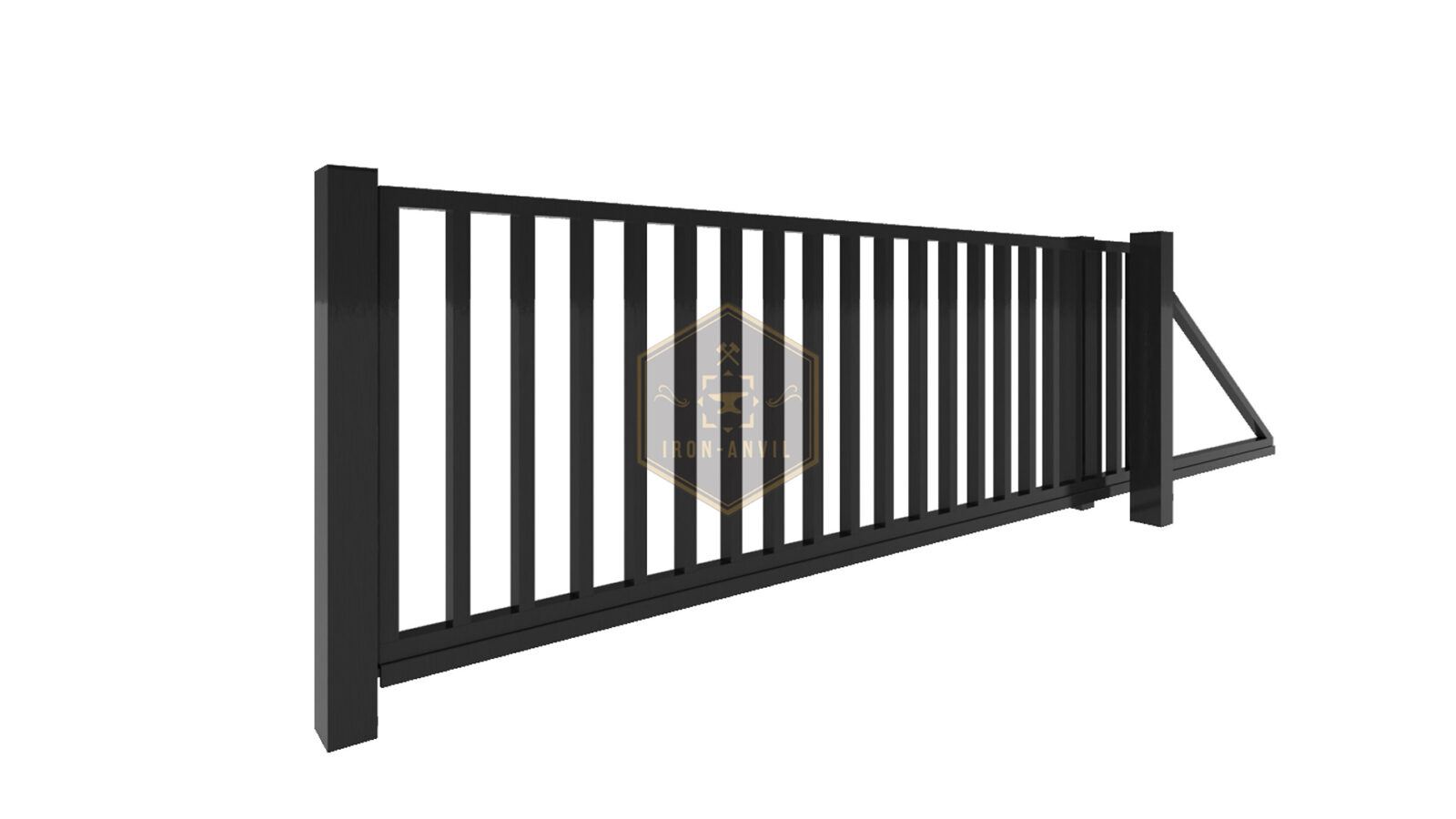 kus_3_schiebe_render_w Modell 3 – Moderner Zaun komplett aus 40×40 mm Profil gefertigt
