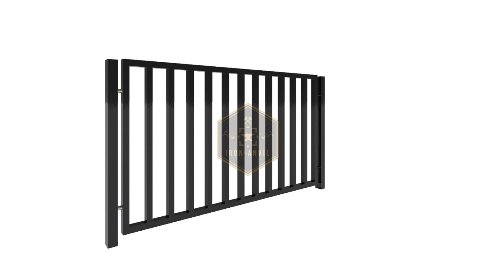kus_3_zaun_render_w Modell 3 – Moderner Zaun komplett aus 40×40 mm Profil gefertigt
